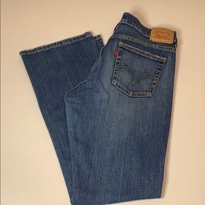 Levi’s 515 boot cut jeans, medium wash, size 10M